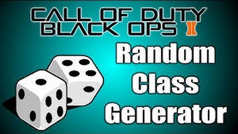 Black Ops 2 - Random Class Generator Episode #2