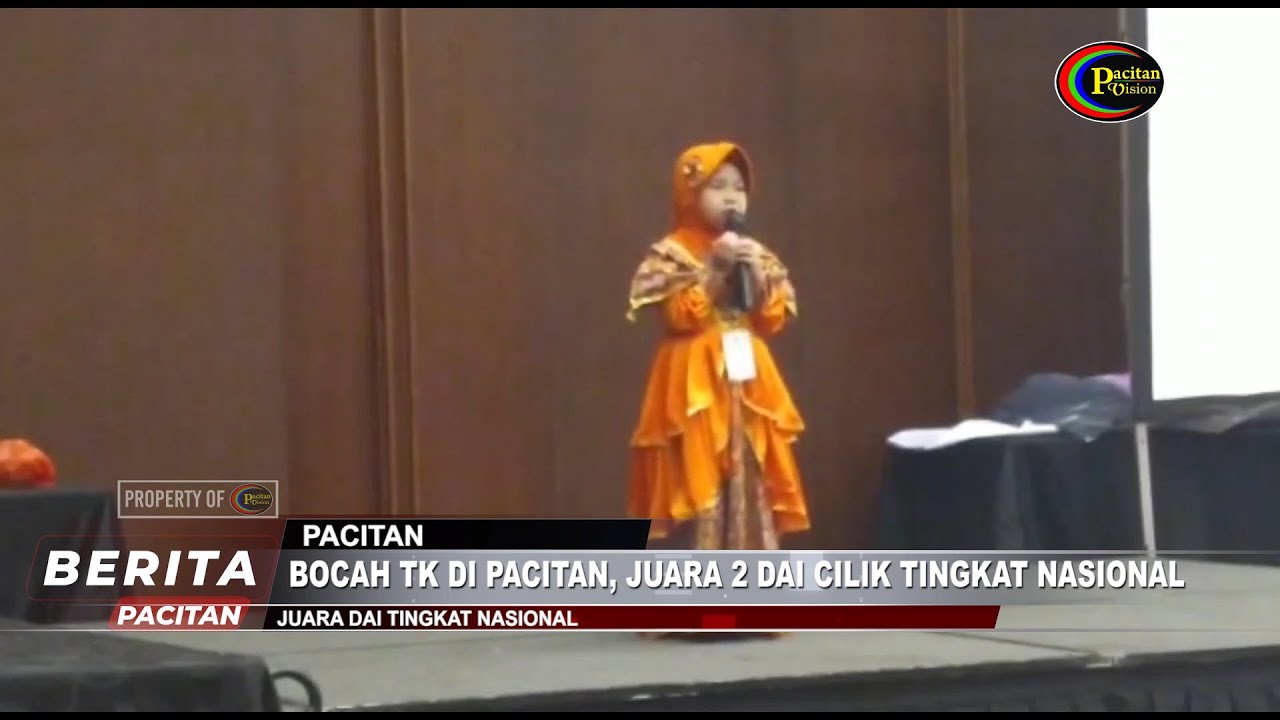 Bocah TK di Pacitan Juara Nasional Pildacil Tingkat Nasional