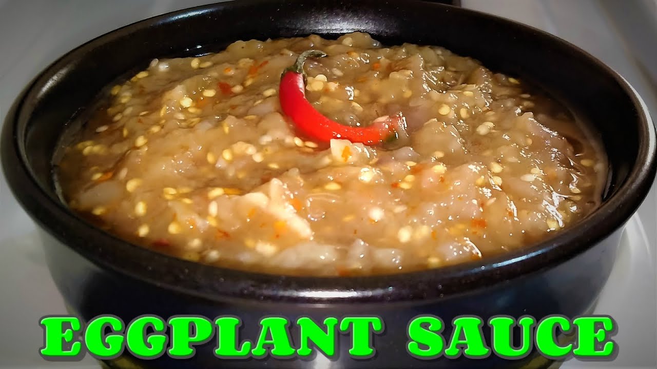 How To Make Filipino Eggplant Sauce For Pochero & Nilaga YouTube