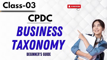 PEGA CPDC CLASS 03 | Working With Business Taxonomy | CPDC Tutorial for Beginners #cpdc #cdh
