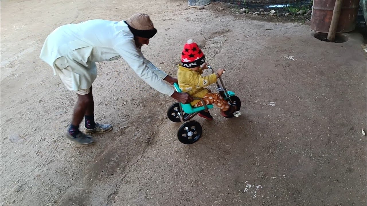 Veer ki cycle repair karvai yaar aaj to 👍