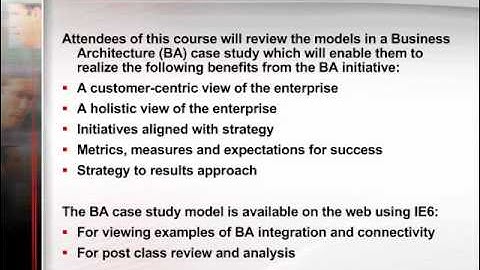 Building a Business Architecture