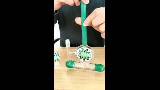 Jade Green Oil use glass bubbler with inline perculator mini glass waterpipes