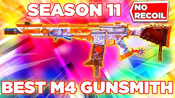 SEASON 11 BEST M4 NO RECOIL GUNSMITH IN COD MOBILE BR | M4 GUNSMITH CODM BR | M4 LOADOUT CODM BR