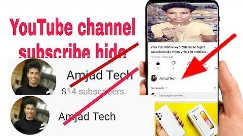 YouTube ka subscribe kaise Hide Karen YouTube ka subscriber kaise super sakta hai uska video