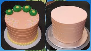 Simple Flowers Cake Design | How To Make Flowers For Cake Decorating | Beautiful Birthday Cake Ideas