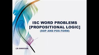 WORD PROBLEM BOOLEAN ALGEBRA @ESHIKSHAByShardaKarmakar #truthtable