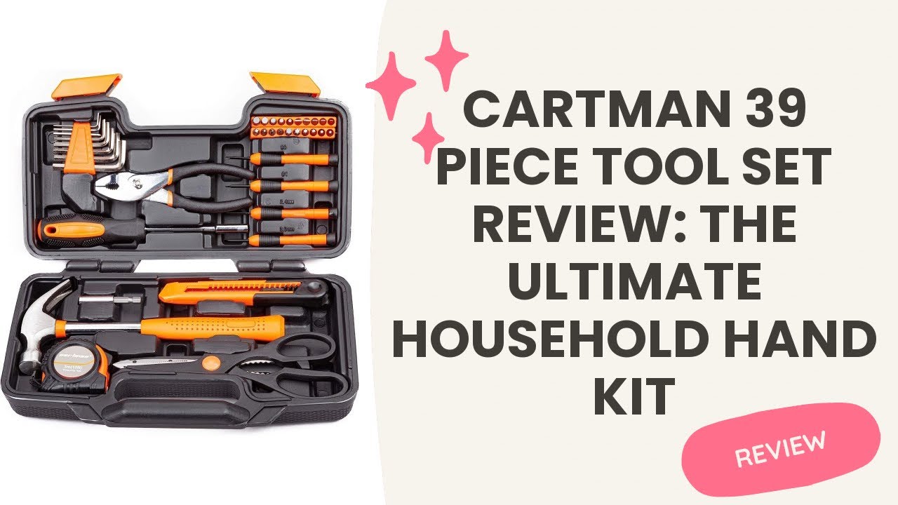 Cartman 39 Piece Tool Set Review: The Ultimate Household Hand Kit