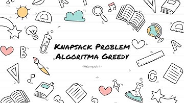 Knapsack dengan algoritma Greedy | UAS