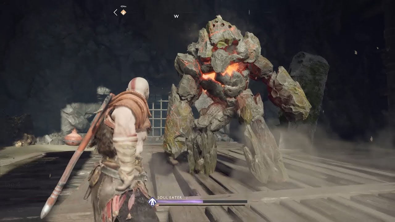GOD OF WAR 4 Gameplay Part 4 KILL SOUL EATER PS4 Slim 1080P 60FPS