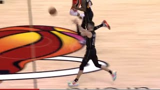 Tyler Herro Throws In The Halfcourt P On Accident