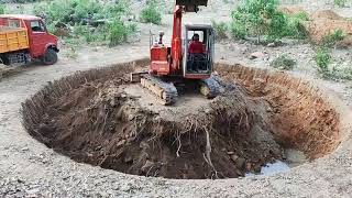 Top well work by tata Hitachi | well digging by Hitachi | new well work 2024