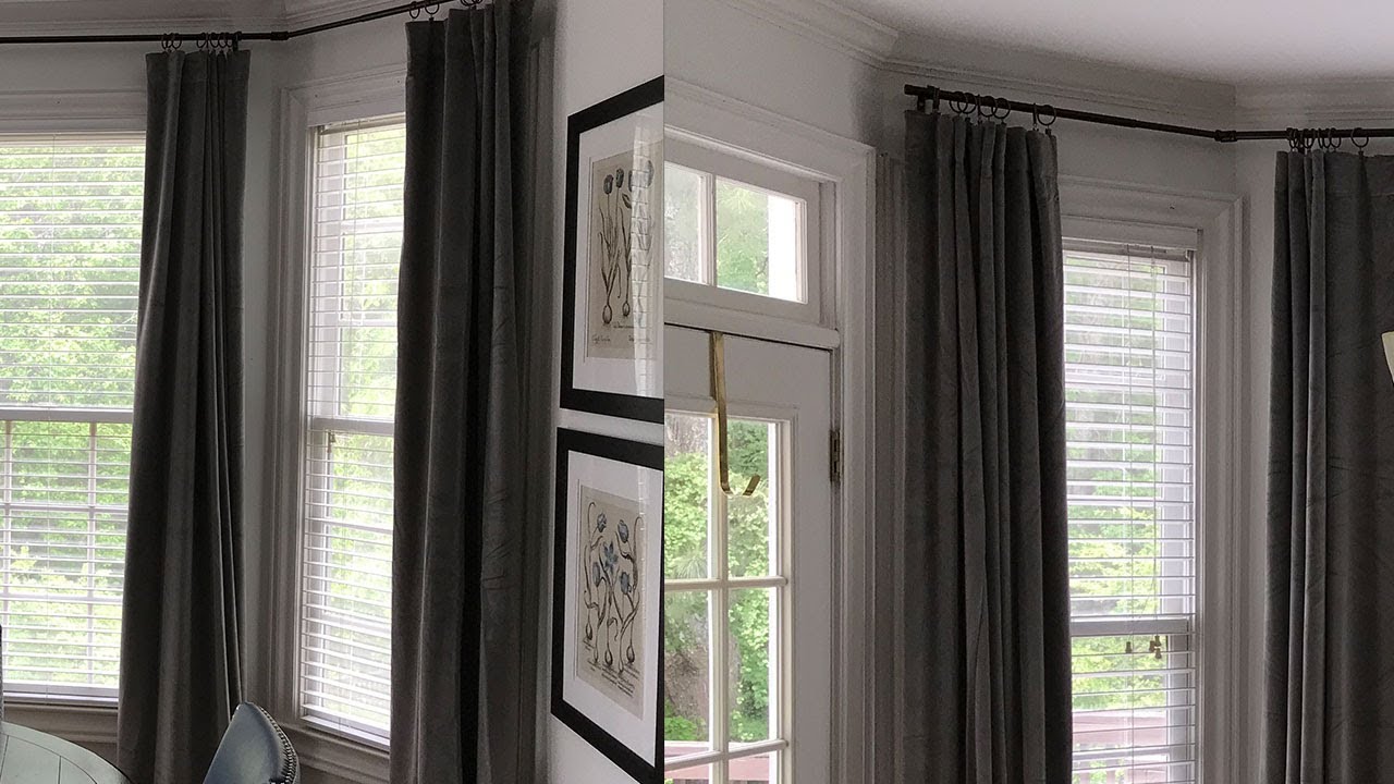 How To Make Store Bought Curtains Look Expensive No Sewing No