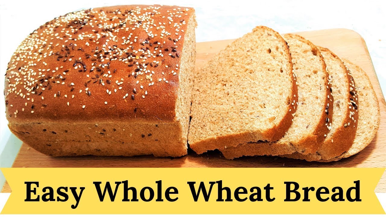 Make Soft and Easy 100 Brown Bread with Seeds YouTube