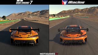 Gran Turismo 7 vs iRacing - 2020 Mercedes-AMG GT3 at Willow Springs International Raceway