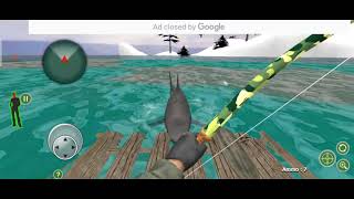Raft Survival Island Forest (How to kill Shark Easy Steps) screenshot 5