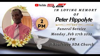 Funeral Service Of the late Peter Hippolyte