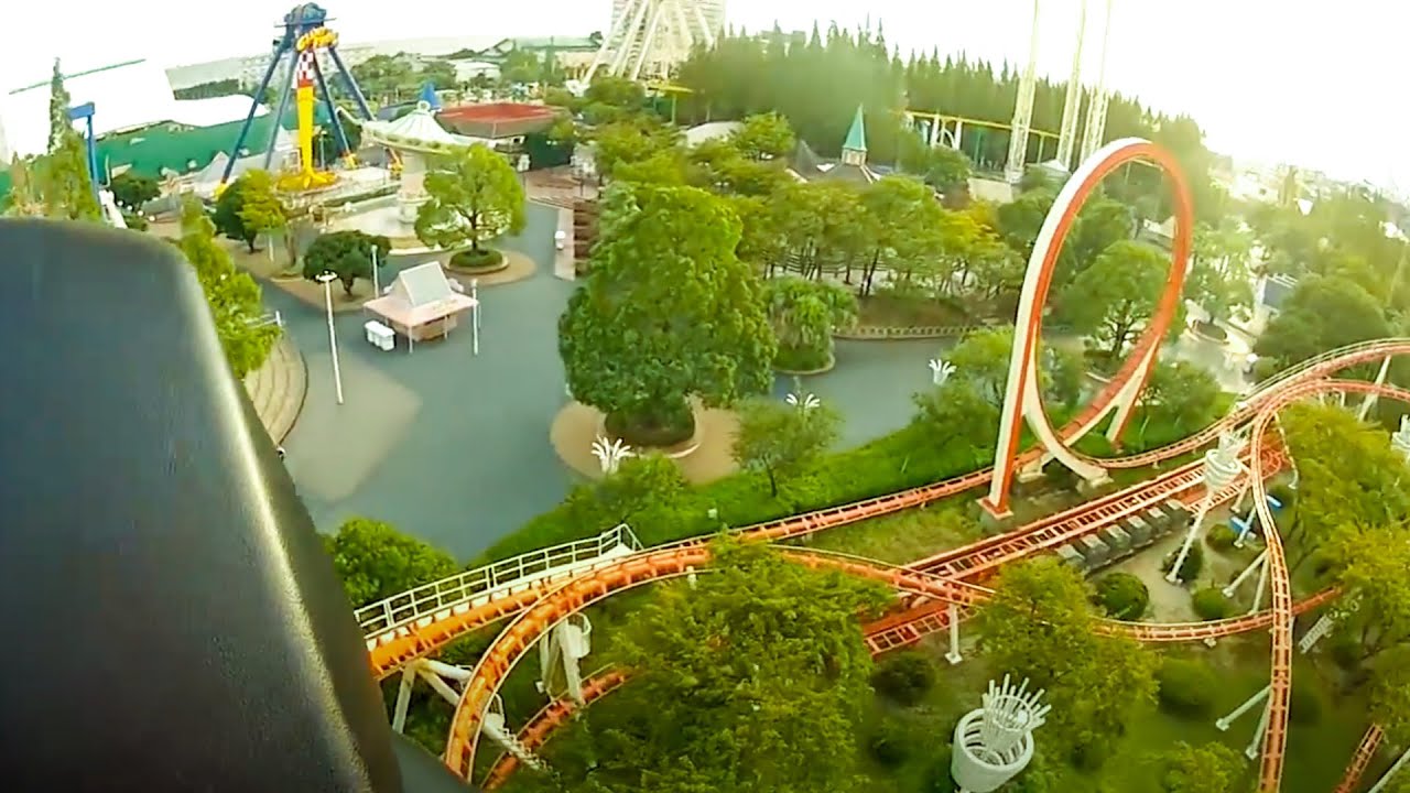 Looping Star POV (ルーピングスター), On-Ride Point of View, Nagashima Spa Land ...
