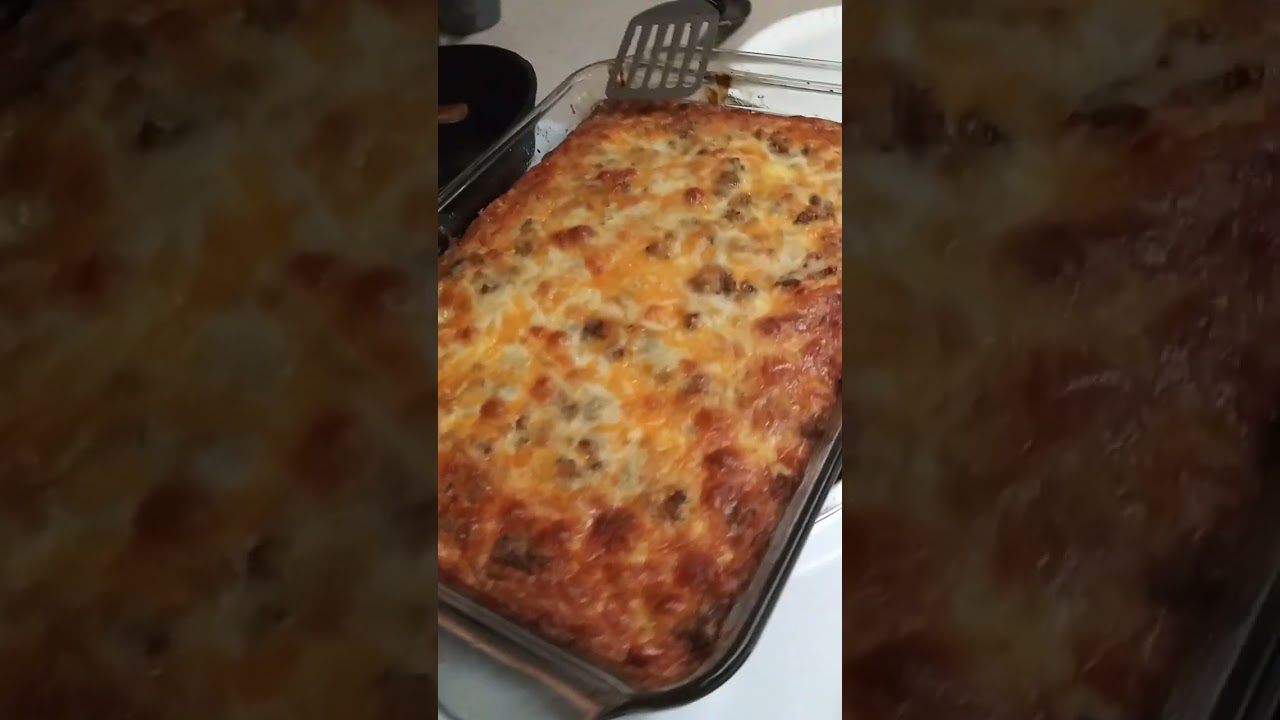 Mmmmmmmmmm Hot Breakfast Bake Rite out the Oven