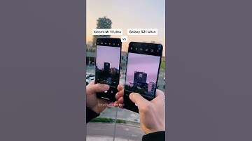 Samsung S21 Ultra 100x vs Mi 11 Ultra 120x camera zooming test #short