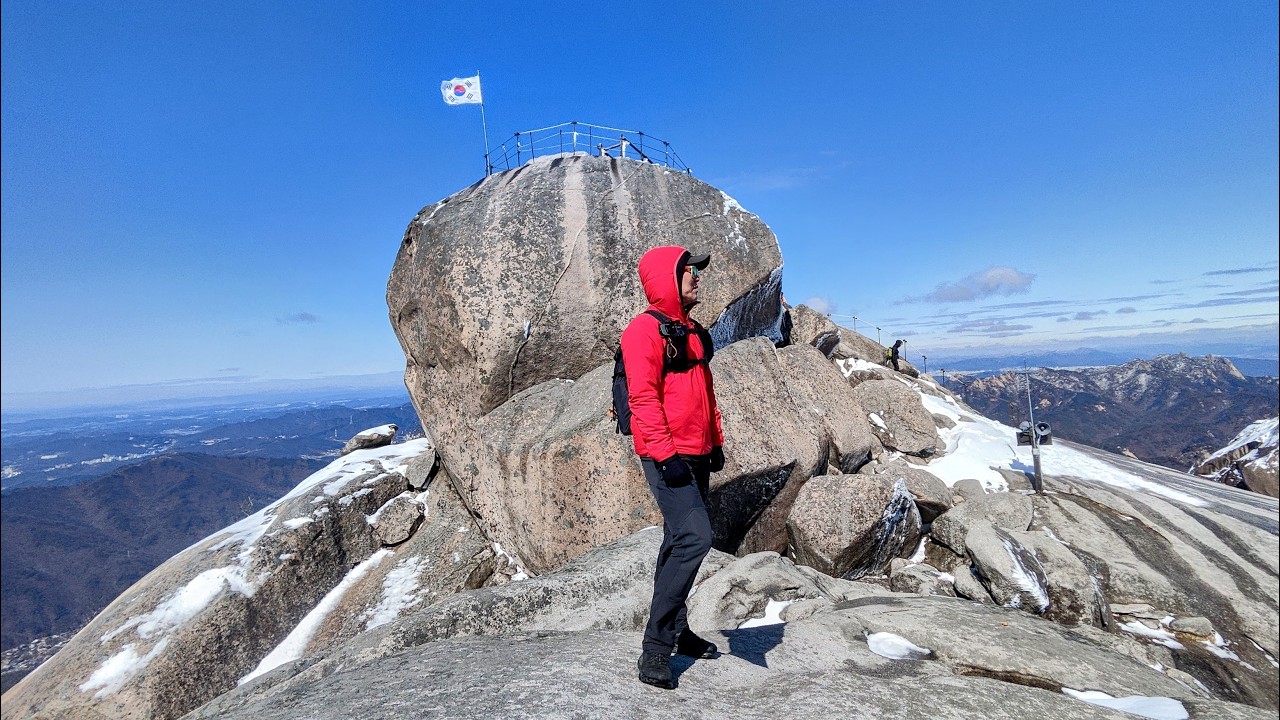2026.03.03 눈내린 다음 날 북한산 4k (북한산우이분소-하루재-백운대피소-백운대-용암문-태고사-중흥사-중성문-북한산성입구)