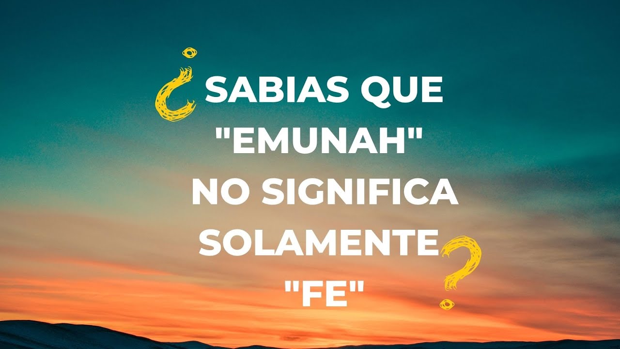 O Que Significa Emunah Em Hebraico - RETOEDU