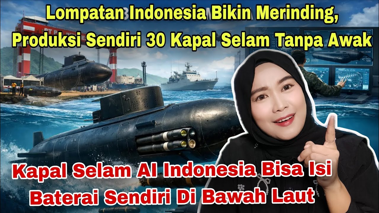 LOMPATAN RI BIKIN KAGET, KAPAL SELAM RI BISA ISI BATERAI SENDIRI DI BAWAH LAUT‼️MALAYSIAN REACT