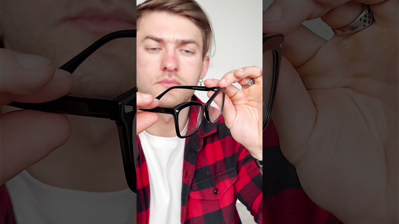 Quality test of glasses frames 