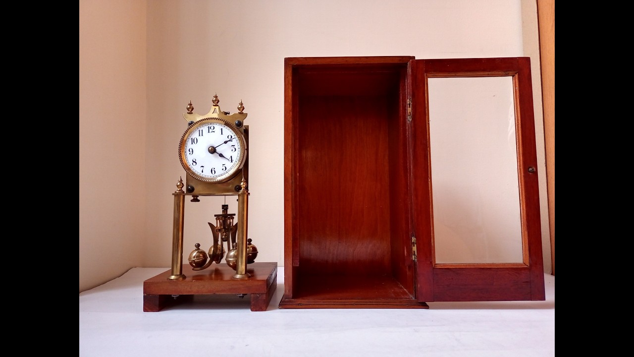 Kieninger & Obergfel 400 day clock anniversary torsion clock