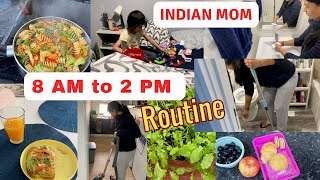 🌺Indian mom morning routine 8am to 2 pm in Europe || Cleaning and cooking @MamtaBishtMukherjee
