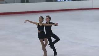 Caroline Liu &amp; John Carlson - 2016 Chesapeake Open - Blues