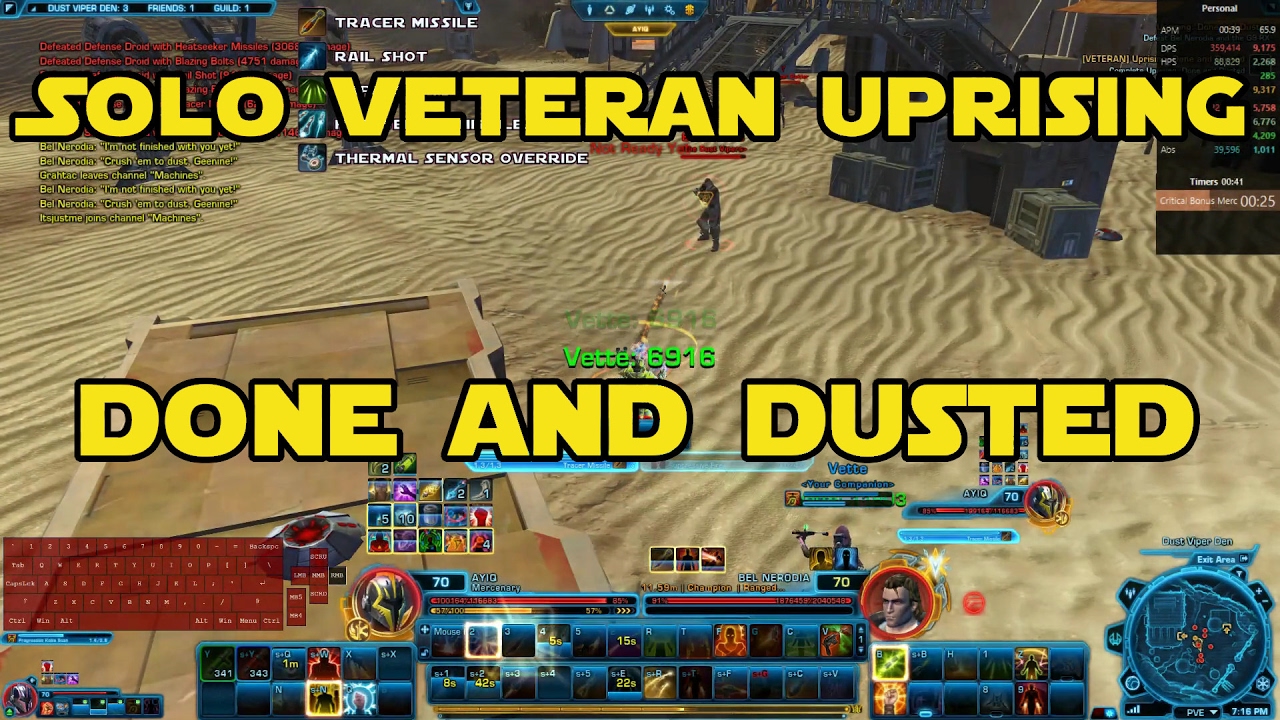 Solo Veteran Uprising - Done and Dusted