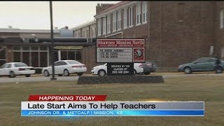 Shawnee Mission schools begin new late start program