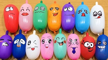 Making Slime with Funny Balloons #2 - Satisfying Slime video