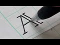お洒落なアルファベットの書き方 | カリグラフィー レタリング