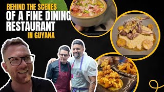 Fine Dining In Guyana Behind The Scenes At Chef Devs Pop Up