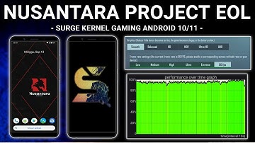 REVIEW NUSANTARA PROJECT EOL + SURGE KERNEL REDMI NOTE 8 GINKGO CUSTOM ROM GAMING