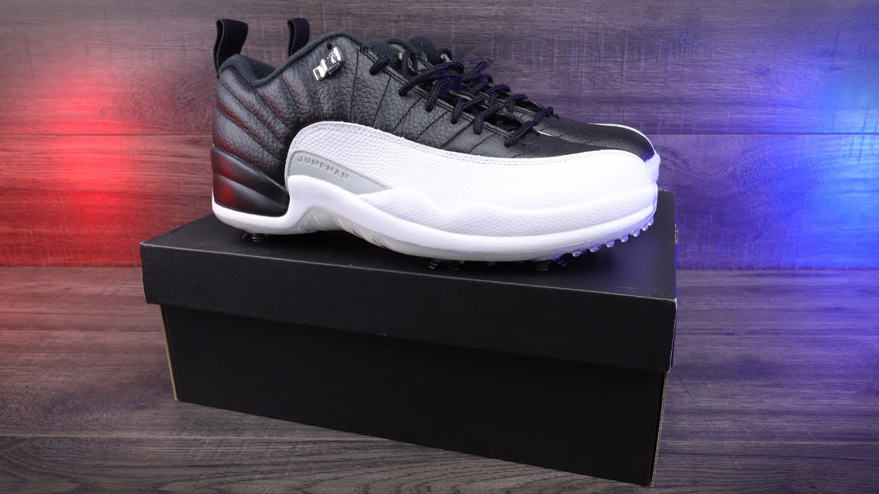 Air Jordan 12 Low Golf Shoes - Taxi vs Playoff 