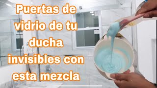 ⚜TUS PUERTAS DE VIDRIO Y DUCHA RECHINANDO DE LIMPIO CON JABON POTENTE limpieza rápida del baño