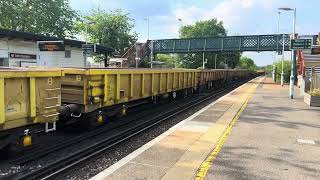 66127 6N02 Southbourne to Eastleigh East Yard @ Salfords (Surrey) 19th May 2024