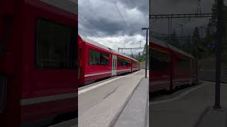 Einfahrt IR 38 In Filisur➡️ St.Moritz #viral #viral #trainspotting #train #travel #railway #rhb #new