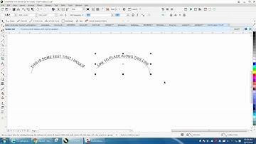 Corel Draw Tips & Tricks Text to path problem