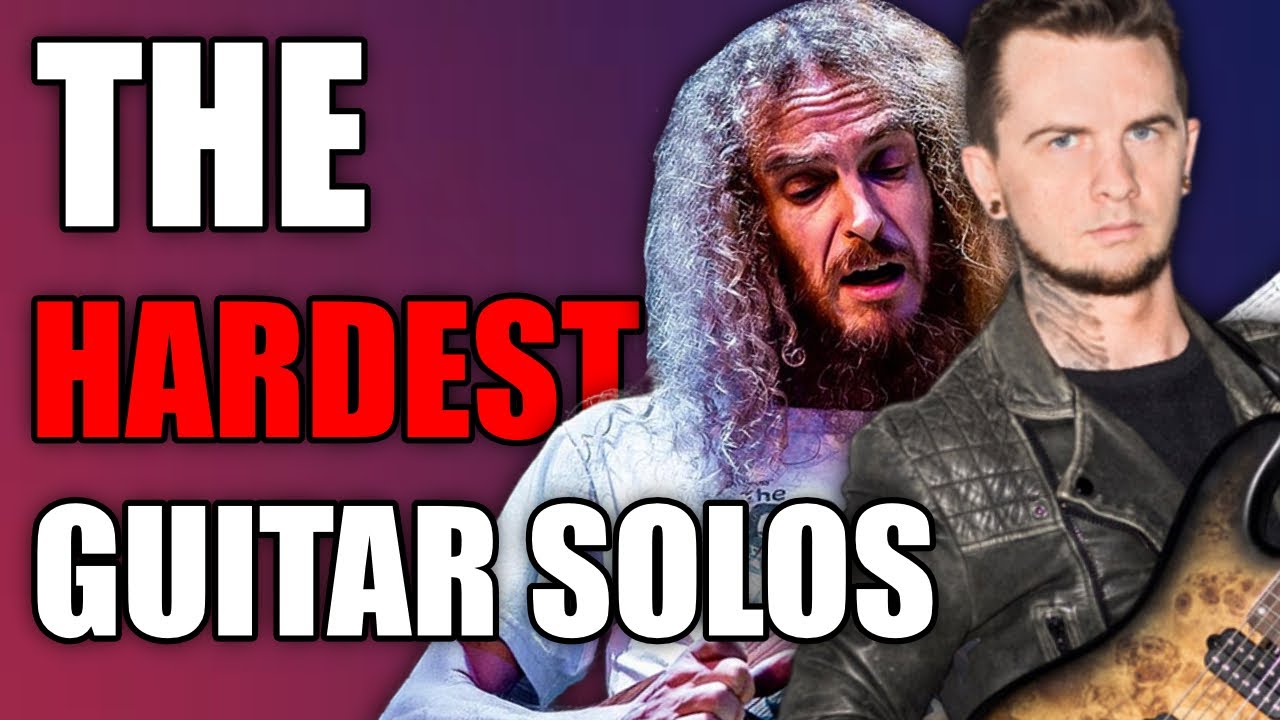 The 10 Most DIFFICULT Guitar Solos YouTube