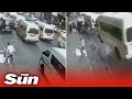 Viral video: Massive gas explosion in Johannesburg: Roads ripped open, cars flipped