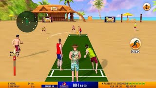 Friends Beach cricket Android Gameplay || game guruji screenshot 2