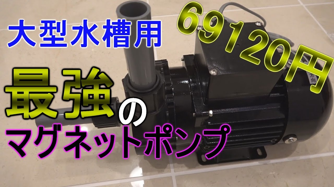 アクアリスト必見】最強のマグネットポンプを買いました - YouTube