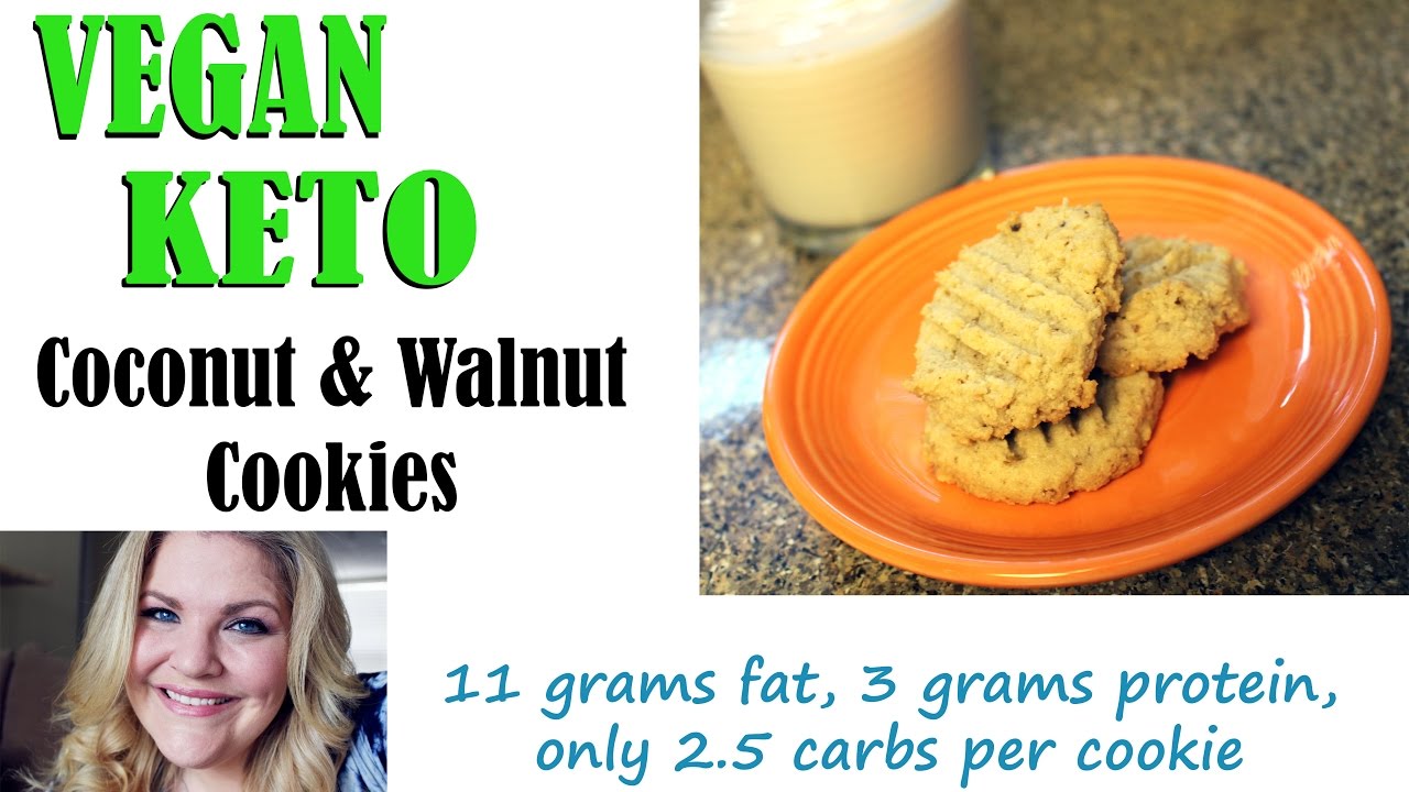 Easy Coconut & Walnut Vegan Keto Cookies YouTube