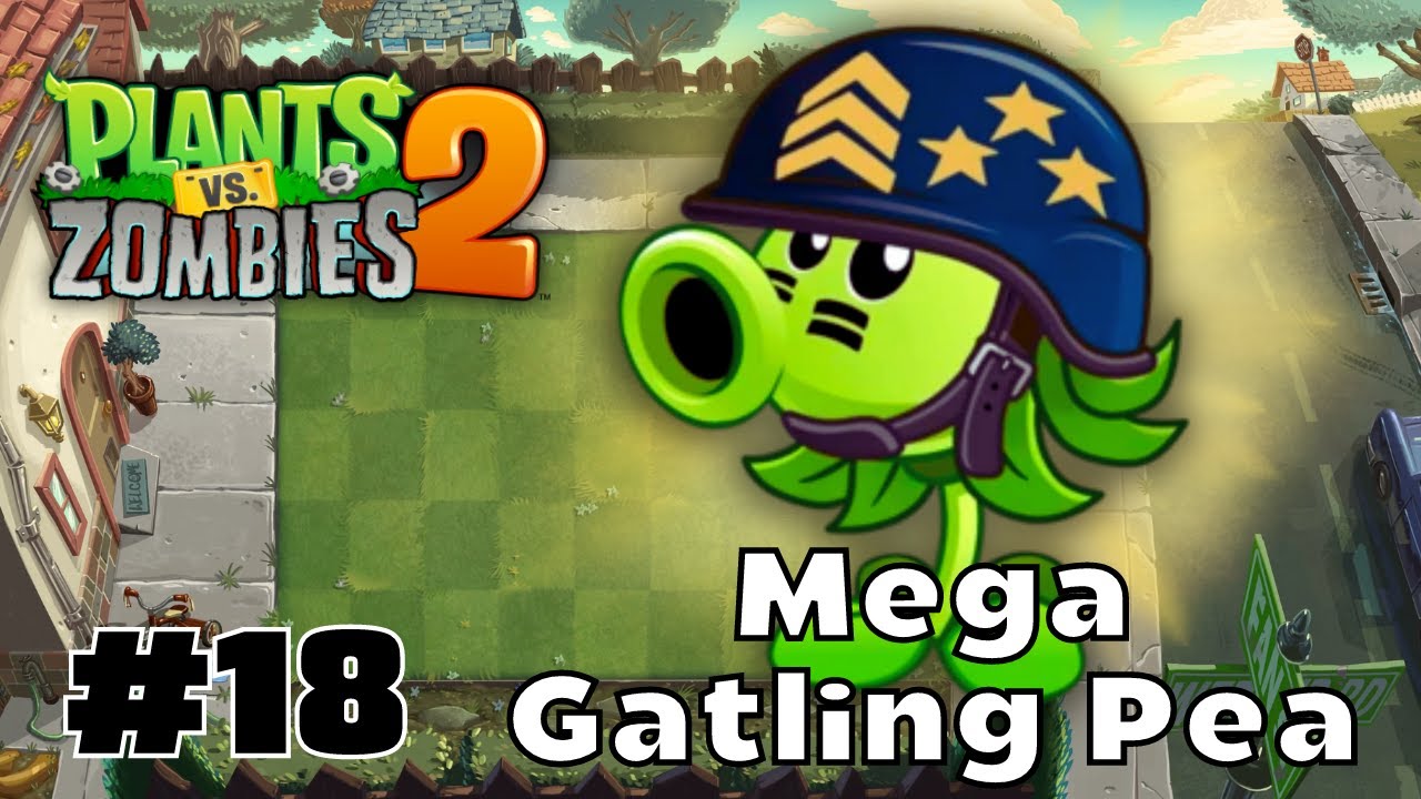 Is This Pea O.P.?? Mega Gatling Pea Review! - PvZ 2 Plants vs Zombies 2 ...