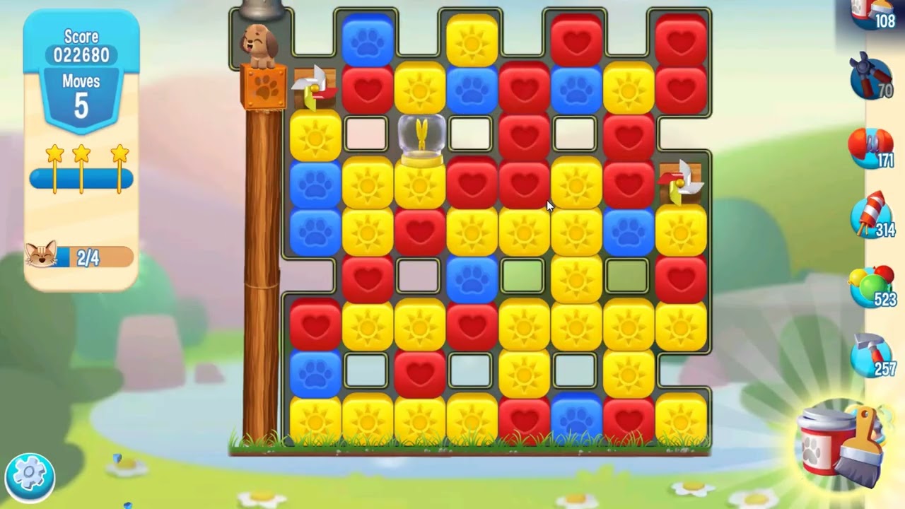 Pet Rescue Saga Level 8177 - NO BOOSTERS | SKILLGAMING ✔️