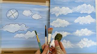 How to Paint Clouds! Tips and tricks for beginners